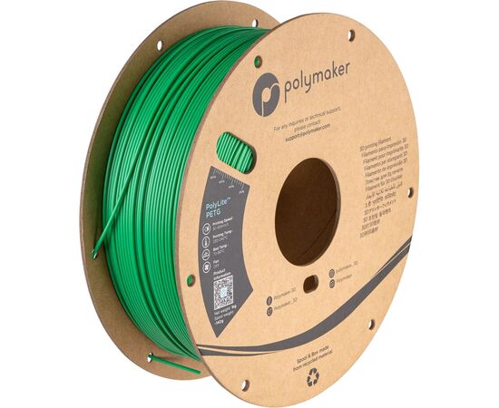 Пластик для 3D-принтера Polymaker PETG 1,75mm 1kg GREEN (PB01005)
