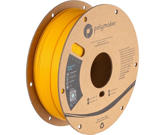 Пластик для 3D-принтера Polymaker PETG 1,75mm 1kg YELLOW (PB01006)