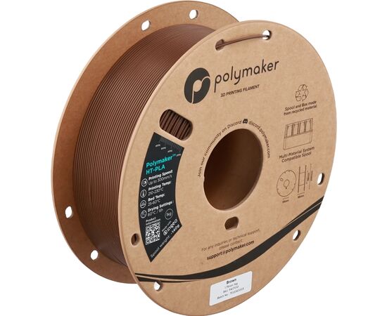 Пластик для 3D-принтера Polymaker HT-PLA 1,75mm 1kg BROWN 1kg (PA17010)