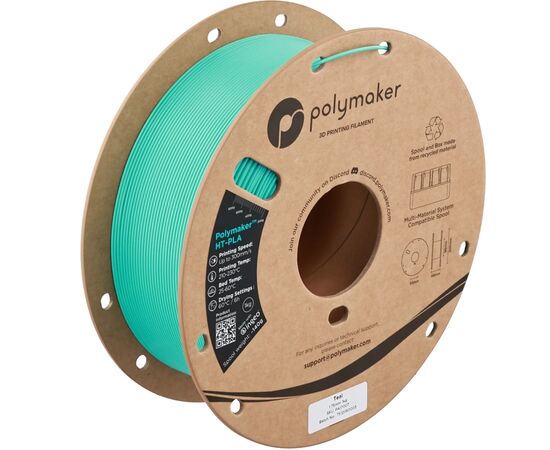 Пластик для 3D-принтера Polymaker HT-PLA 1,75mm 1kg TEAL (PA17007)