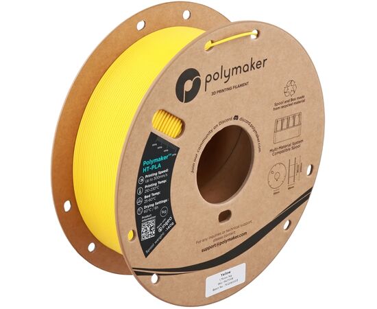 Пластик для 3D-принтера Polymaker HT-PLA 1,75mm 1kg YELLOW (PA17008)