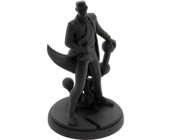 Пластик для 3D-принтера Polymaker HT-PLA-GF 1,75mm 1kg BLACK (PA18001), изображение 2