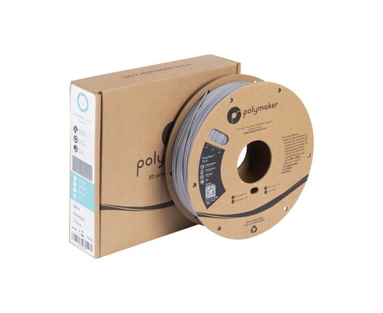 Пластик для 3D-принтера Polymaker TOUGH PLA 1,75mm 0,75kg GREY (PA06003), изображение 2