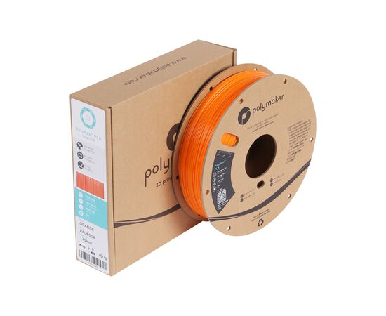 Пластик для 3D-принтера Polymaker TOUGH PLA 1,75mm 0,75kg ORANGE (PA06008), изображение 2