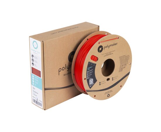 Пластик для 3D-принтера Polymaker TOUGH PLA 1,75mm 0,75kg RED (PA06004), изображение 2