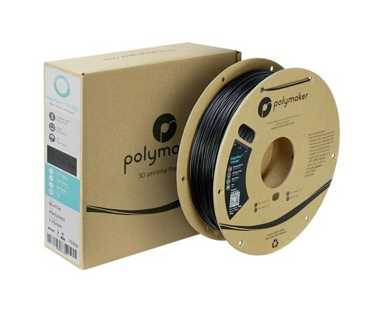 Пластик для 3D-принтера Polymaker TPU-90A 1,75mm 0,75kg BLACK (PD02001), изображение 2