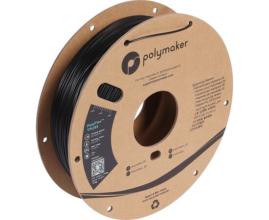Пластик для 3D-принтера Polymaker TPU-90A 1,75mm 0,75kg BLACK (PD02001)
