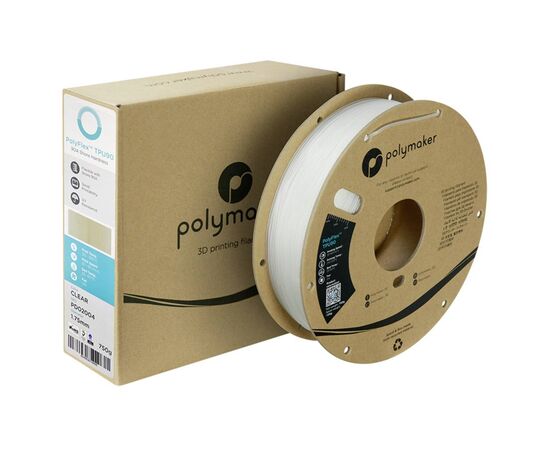 Пластик для 3D-принтера Polymaker TPU-90A 1,75mm 0,75kg CLEAR (PD02004), изображение 2