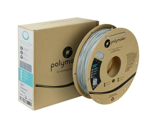 Пластик для 3D-принтера Polymaker TPU-90A 1,75mm 0,75kg GREY (PD02003), изображение 2