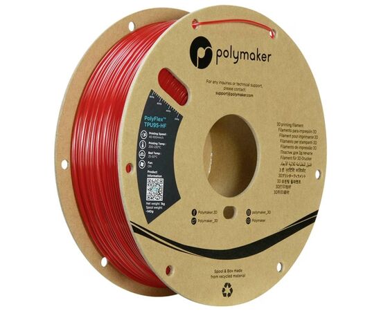 Пластик для 3D-принтера Polymaker TPU-95A HIGH SPEED 1,75mm 1kg TRANS RED (PD03007)