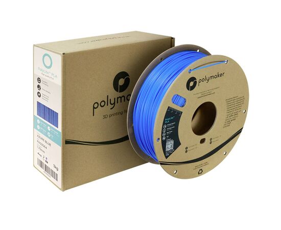 Пластик для 3D-принтера Polymaker PLA POLYLITE 1,75mm 1kg AZURE BLUE (PA02064), изображение 2