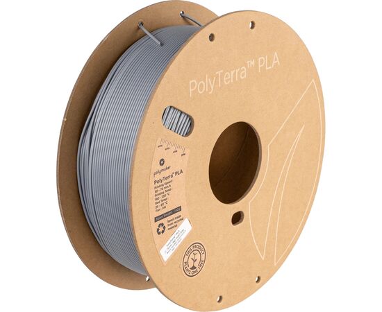 Пластик для 3D-принтера Polymaker PLA PolyTerra 1,75mm 1kg Fossil Grey (PM70824)