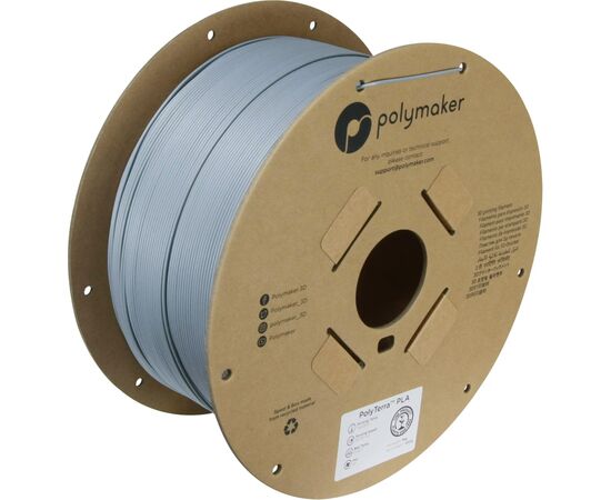 Пластик для 3D-принтера Polymaker PLA PolyTerra 1,75mm 3kg Fossil Grey (PA04009)