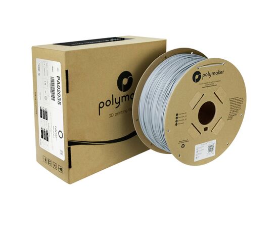 Пластик для 3D-принтера Polymaker PLA POLYLITE 1,75mm 3kg GREY (PA02035), зображення 2