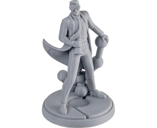 Пластик для 3D-принтера Polymaker PLA POLYLITE 1,75mm 3kg GREY (PA02035), зображення 3