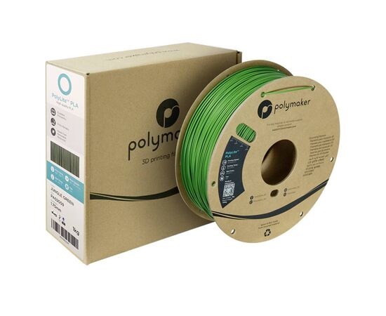 Пластик для 3D-принтера Polymaker PLA POLYLITE 1,75mm 1kg JUNGLE GREEN (PA02059), изображение 2