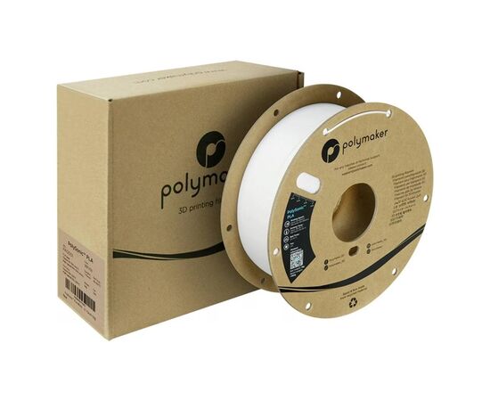 Пластик для 3D-принтера Polymaker PLA HIGH SPEED 1,75mm WHITE 1kg (PA12001), изображение 3