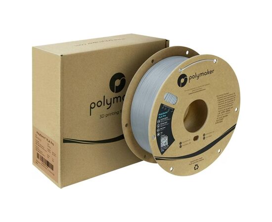 Пластик для 3D-принтера Polymaker PLA PRO HIGH SPEED TOUGH 1,75mm GREY 1kg (PA13003), изображение 3