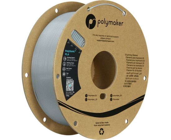 Пластик для 3D-принтера Polymaker PLA PRO HIGH SPEED TOUGH 1,75mm GREY 1kg (PA13003)