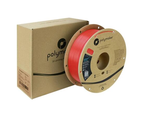 Пластик для 3D-принтера Polymaker PLA PRO HIGH SPEED TOUGH 1,75mm RED 1kg (PA13005), изображение 3