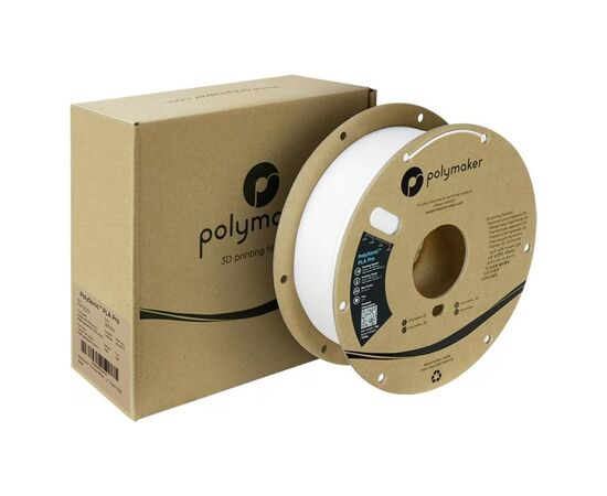 Пластик для 3D-принтера Polymaker PLA PRO HIGH SPEED TOUGH 1,75mm WHT 1kg (PA13001), изображение 3