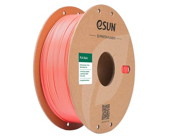 Пластик для 3D-принтера eSUN PLA BASIC 1,75mm PINK 1kg (PLA-BASIC175P1P1)