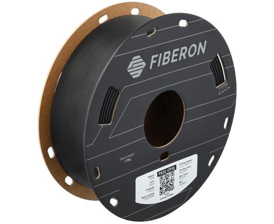 Пластик для 3D-принтера Polymaker Fiberon PA12-CF10 1,75mm BLACK 0,5kg (FG04001)
