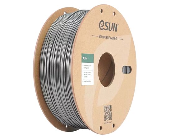 Пластик для 3D-принтера eSUN ASA+ 1,75mm 1kg SILVER (ASA+P175S1)