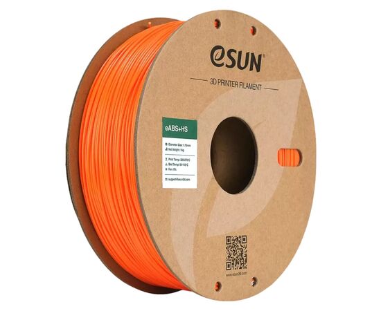 Пластик для 3D-принтера eSUN eABS-HIGH SPEED 1кг, 1.75мм, ORANGE (EABS+HS-P175O1)