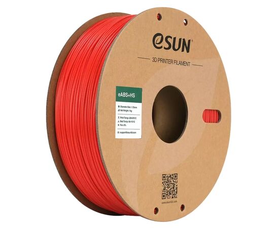 Пластик для 3D-принтера eSUN eABS-HIGH SPEED 1кг, 1.75мм, RED (EABS+HS-P175R1)