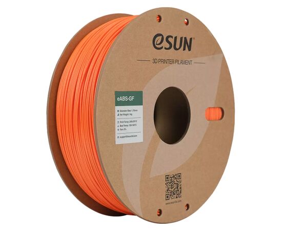 Пластик для 3D-принтера eSUN EABS-GF 1,75mm 1kg ORANGE (EABS-GF-P175O1)