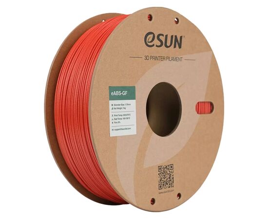 Пластик для 3D-принтера eSUN EABS-GF 1,75mm 1kg RED (EABS-GF-P175R1)