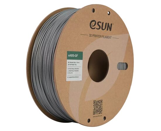 Пластик для 3D-принтера eSUN EABS-GF 1,75mm 1kg SILVER (EABS-GF-P175S1)