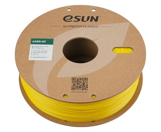 Пластик для 3D-принтера eSUN EABS-GF 1,75mm 1kg YELLOW (EABS-GF-P175Y1), зображення 4