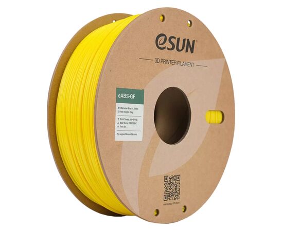Пластик для 3D-принтера eSUN EABS-GF 1,75mm 1kg YELLOW (EABS-GF-P175Y1)