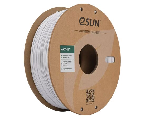 Пластик для 3D-принтера eSUN EABS-HT 1,75mm 1kg COLD WHITE (EABS-HT-P175CW1)