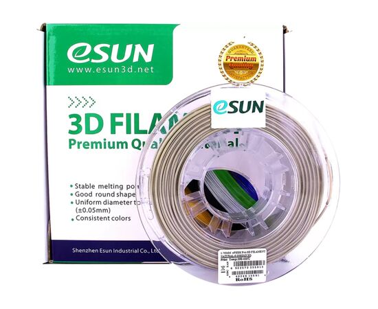 Пластик для 3D-принтера eSUN ePEEK PRO1,75mm 0,25kg Natural (EPEEKPRO175N025)