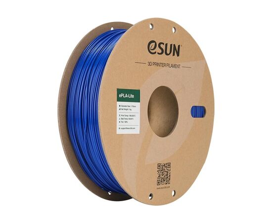 Пластик для 3D-принтера eSUN ePLA-LITE 1,75mm 1kg Blue (EPLA-LITE-P175U1)