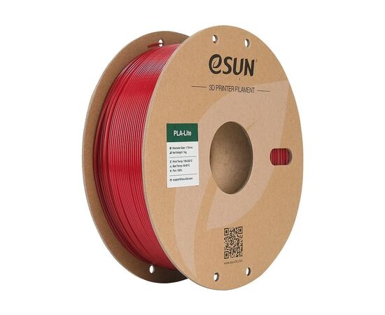 Пластик для 3D-принтера eSUN ePLA-LITE 1,75mm 1kg Red Fire Engine (EPLA-LITE-P175FR1)