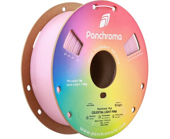 Пластик для 3D-принтера Polymaker PLA PANCHROMA CELESTIAL 1,75mm 1kg LIGHT PINK (CA02046)