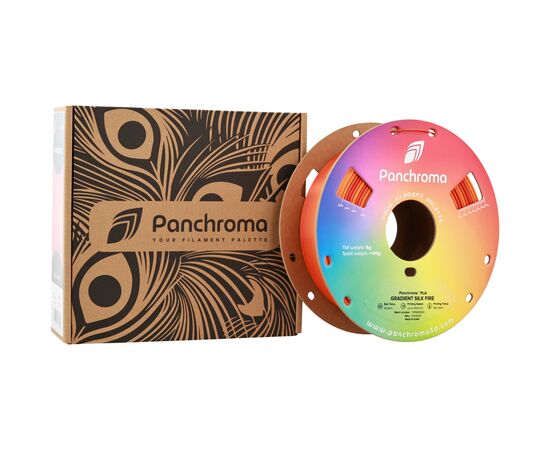 Пластик для 3D-принтера Polymaker PLA PANCHROMA GRADIENT 1,75mm 1kg SILK FIRE (CA03035), изображение 4