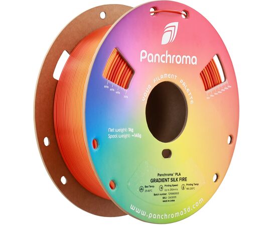 Пластик для 3D-принтера Polymaker PLA PANCHROMA GRADIENT 1,75mm 1kg SILK FIRE (CA03035)