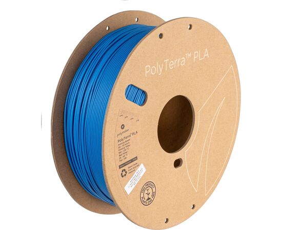 Пластик для 3D-принтера Polymaker PLA PolyTerra 1,75mm 1kg SAPHIRE BLUE (PM70828)