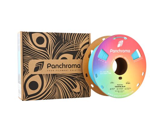 Пластик для 3D-принтера Polymaker PLA PANCHROMA CELESTIAL 1,75mm 1kg BLUE (CA02014), изображение 4