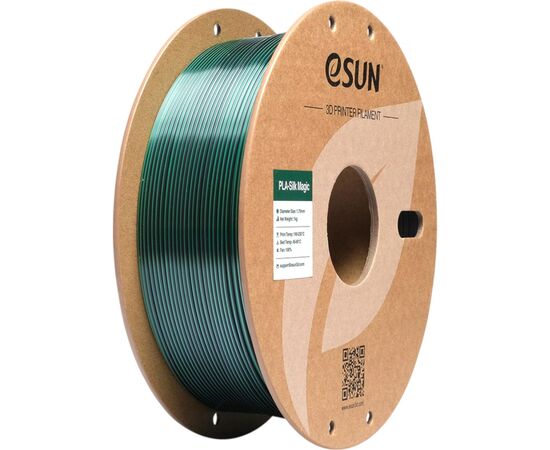 Пластик для 3D-принтера eSUN ePLA-Silk Magic 1кг, 1.75мм, Black Green (EPLA-SILKMAGIC-P175BG1)