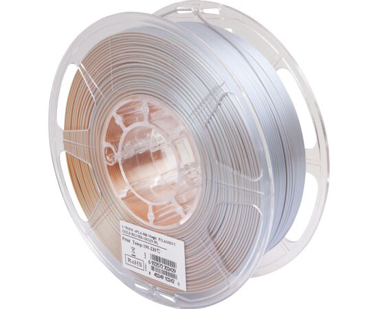 Пластик для 3D-принтера eSUN ePLA-Silk Magic 1кг, 1.75мм, Gold Silver (EPLA-SILKMAGIC-P175JS1), зображення 2