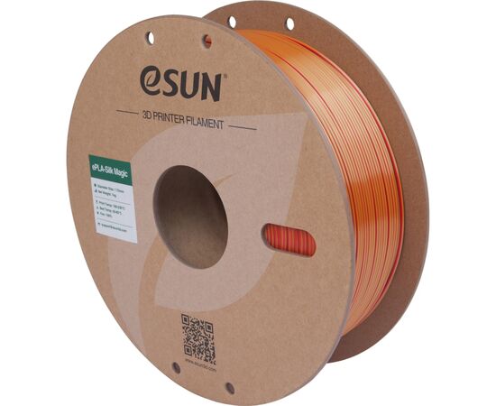 Пластик для 3D-принтера eSUN ePLA-Silk Magic 1кг, 1.75мм, Red Gold (EPLA-SILKMAGIC-P175RJ1), изображение 2