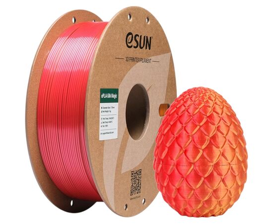 Пластик для 3D-принтера eSUN ePLA-Silk Magic 1кг, 1.75мм, Red Gold (EPLA-SILKMAGIC-P175RJ1), изображение 5