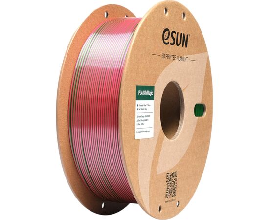Пластик для 3D-принтера eSUN ePLA-Silk Magic 1кг, 1.75мм, Red Green (EPLA-SILKMAGIC-P175RG1)