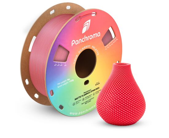 Пластик для 3D-принтера Polymaker PLA PANCHROMA DUAL MATTE 1,75mm 1kg FLAMINGO (CA04044), изображение 2